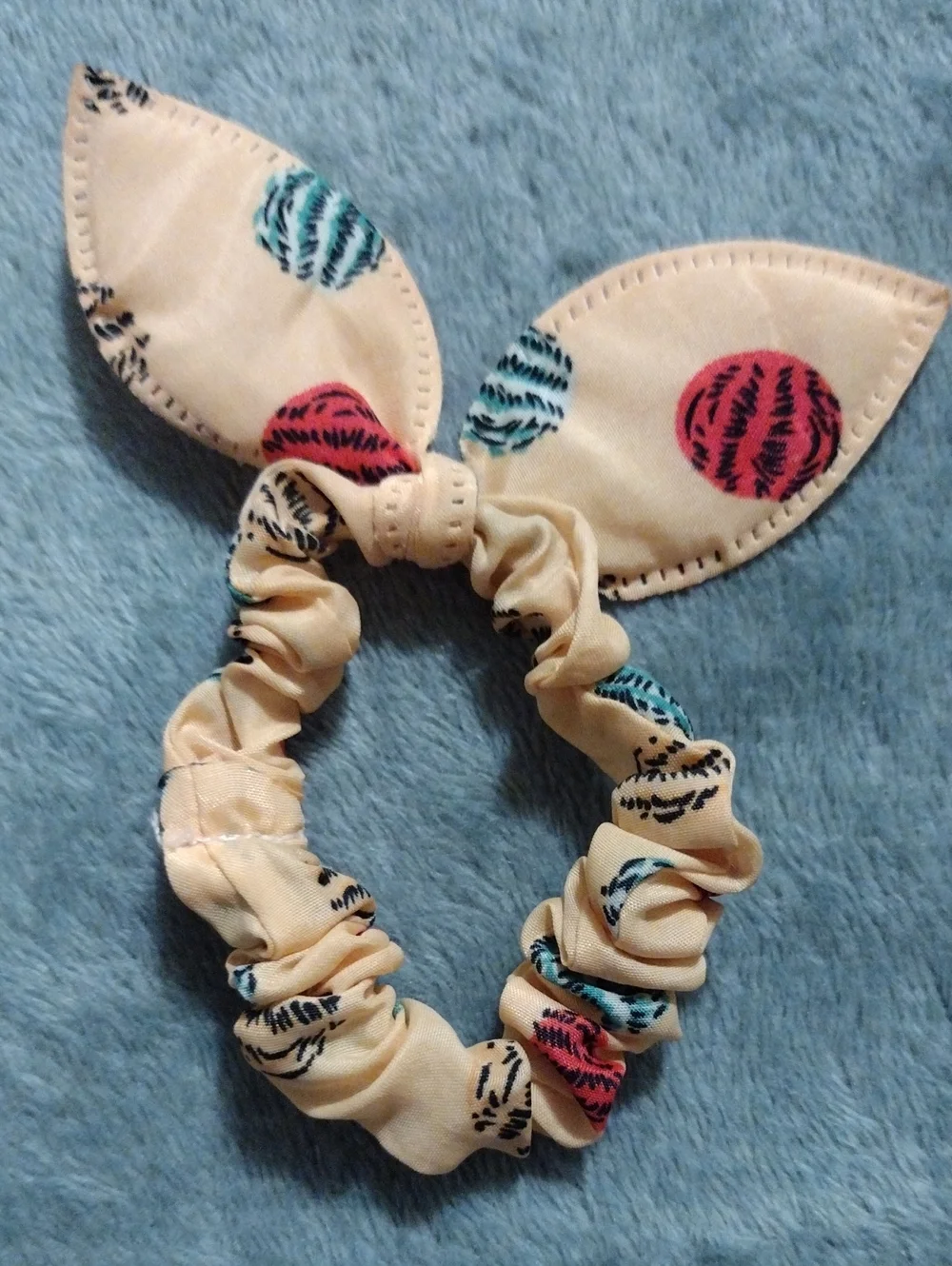 Homemade colorful elastic